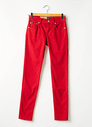 Pantalon 7/8 rouge RALPH LAUREN femme