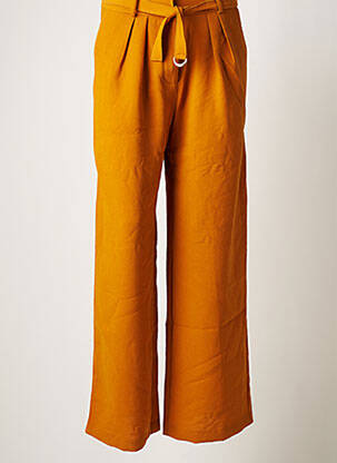Pantalon large jaune SAMSOE & SAMSOE pour femme