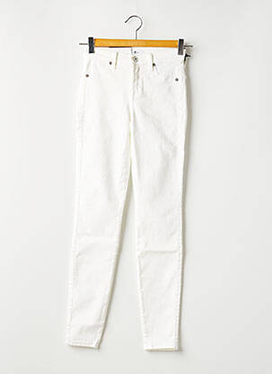 Pantalon slim blanc FOR ALL MANKIND pour femme