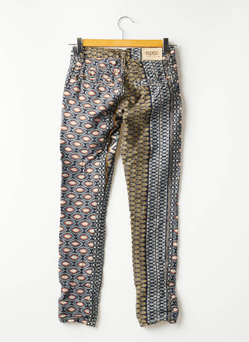 Pantalon 7/8 bleu PLEASE femme