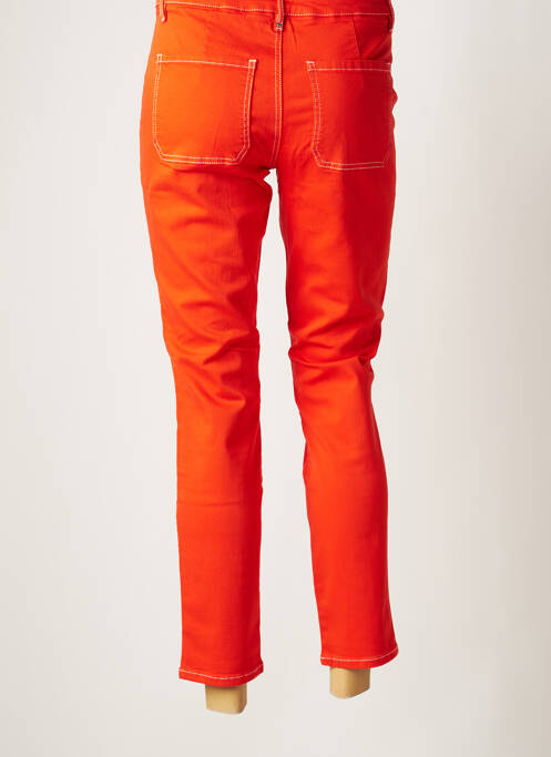 Pantalon 7/8 orange VILA pour femme