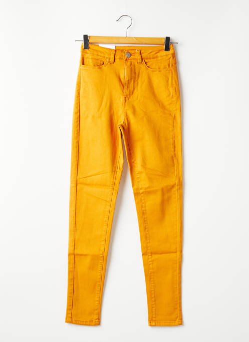 Pantalon 7/8 orange VILA pour femme