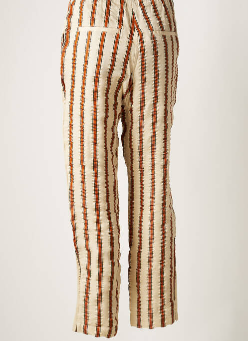 Pantalon droit beige POMANDERE pour femme