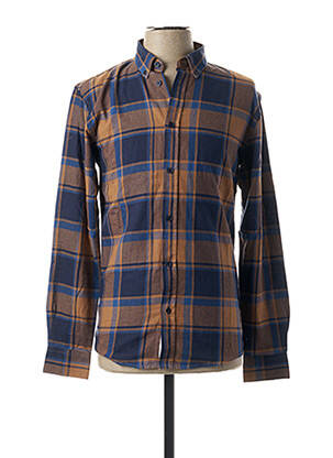 Chemise manches longues bleu MINIMUM homme