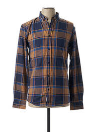 Chemise manches longues bleu MINIMUM homme
