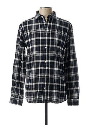 Chemise manches longues bleu MINIMUM homme