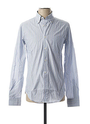 Chemise manches longues bleu BELLEROSE homme