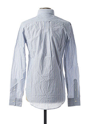 Chemise manches longues bleu BELLEROSE homme