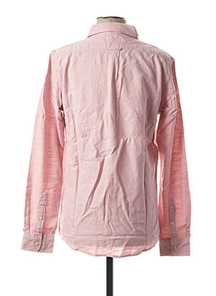Chemise manches longues rose KNOWLEDGE COTTON APPAREL homme