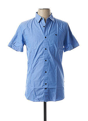Chemise manches courtes bleu SCOTCH & SODA homme