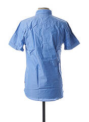 Chemise manches courtes bleu SCOTCH & SODA pour homme seconde vue