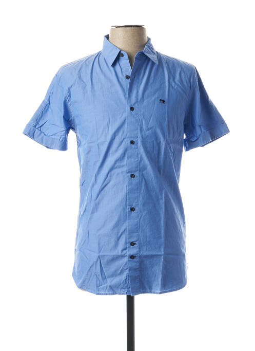 Chemise manches courtes bleu SCOTCH & SODA homme