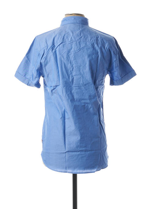Chemise manches courtes bleu SCOTCH & SODA pour homme
