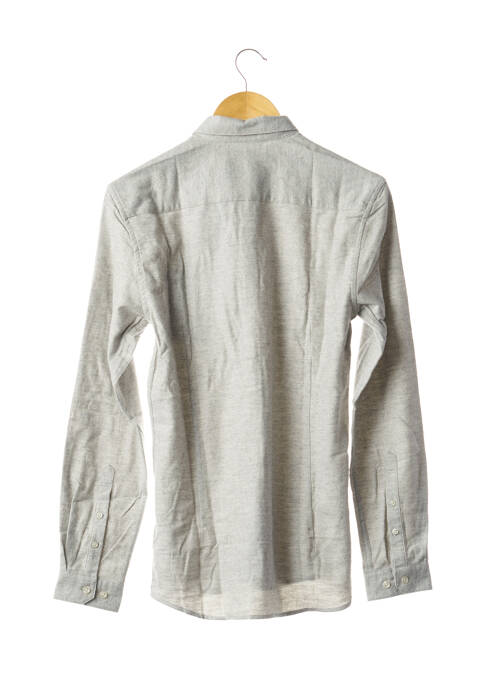 Chemise manches longues gris SUIT pour homme