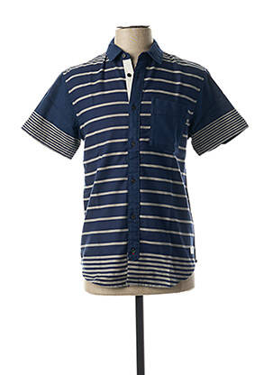 Chemise manches courtes bleu SCOTCH & SODA homme