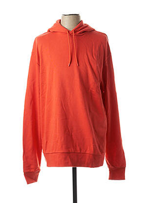 Sweat-shirt à capuche rouge CHEAP MONDAY homme