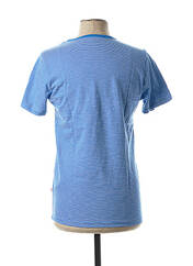 T-shirt bleu KNOWLEDGE COTTON APPAREL pour homme seconde vue