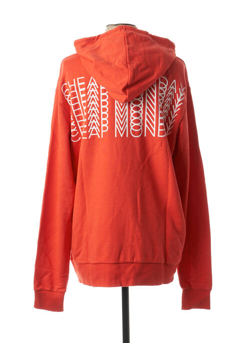 Sweat-shirt à capuche rouge CHEAP MONDAY pour homme