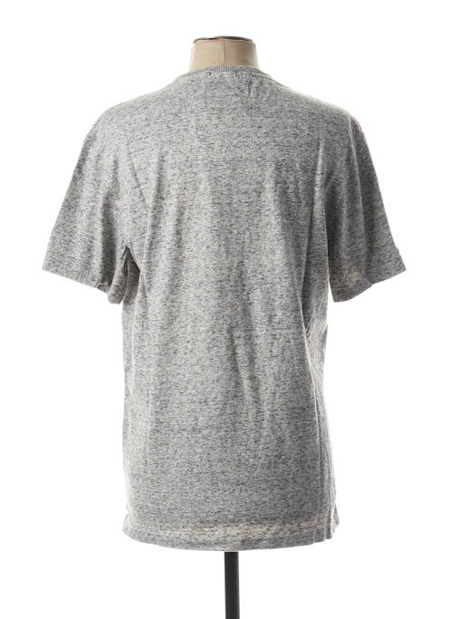 T-shirt gris SUPERDRY pour homme