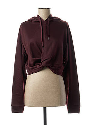 Sweat-shirt à capuche violet ALEXANDER WANG femme