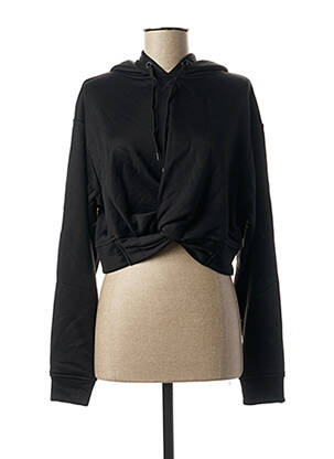 Sweat-shirt à capuche noir ALEXANDER WANG femme