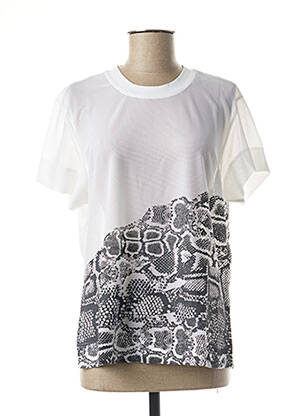 T-shirt blanc ADIDAS femme