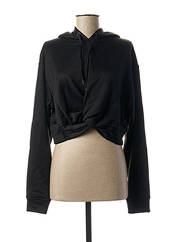 Sweat-shirt à capuche noir ALEXANDER WANG pour femme seconde vue