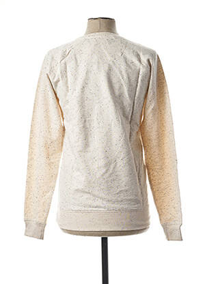 Sweat-shirt sans capuche beige SUIT homme