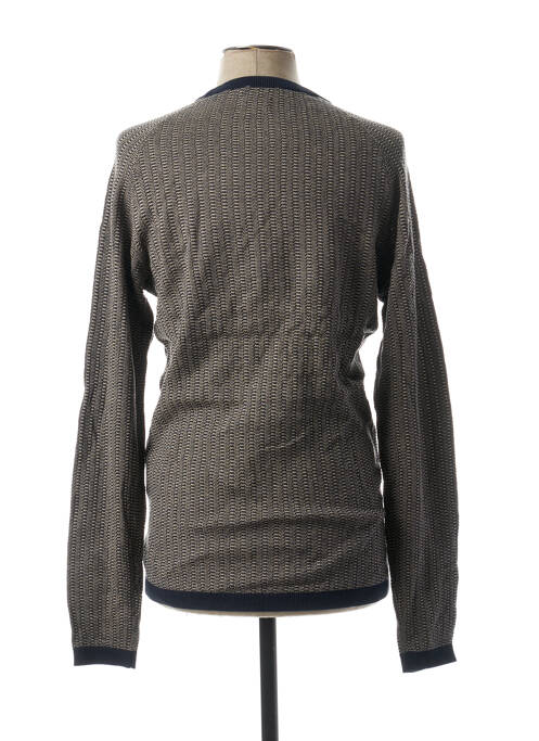 T-shirt gris SELECTED pour homme