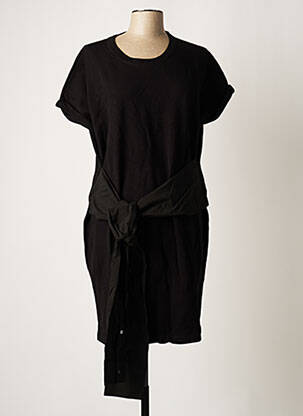 Robe courte manches courtes manches courtes noir ALEXANDER WANG femme