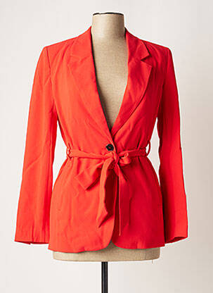 Blazer poignets boutonnés orange SELECTED femme