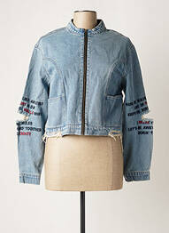 Veste casual poches bleu NOISY MAY femme