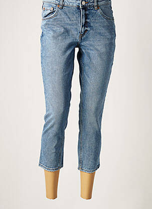 Pantalon 7/8 bleu CHEAP MONDAY femme