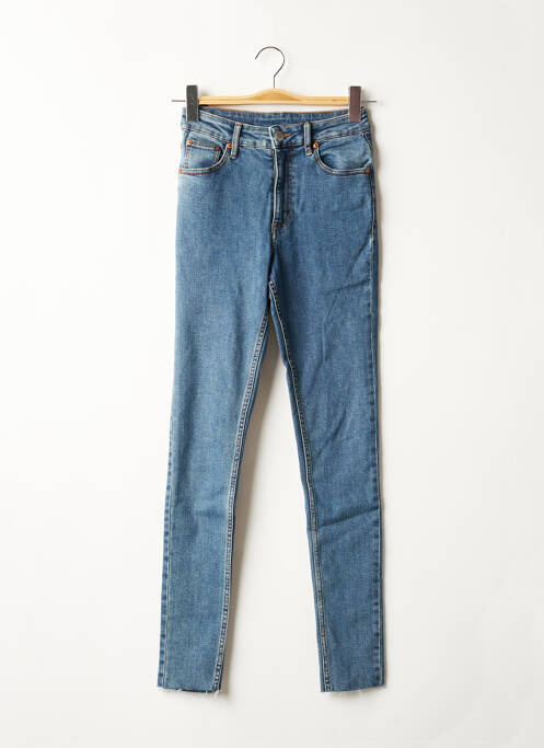 Jeans coupe slim bleu CHEAP MONDAY femme
