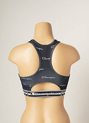 Soutien-gorge effet matière satinée brassieres noir CHAMPION femme