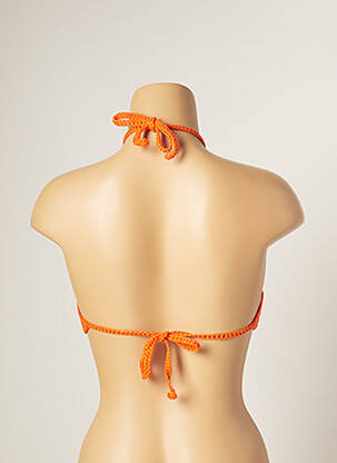 Haut de maillot de bain stretch orange MAIYA femme