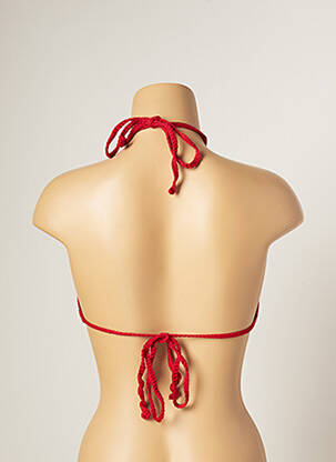 Haut de maillot de bain stretch rouge MAIYA femme
