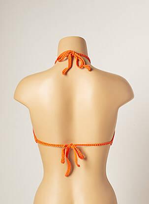 Haut de maillot de bain stretch orange MAIYA femme