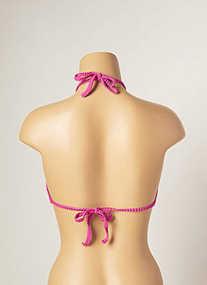 Haut de maillot de bain stretch rose MAIYA femme