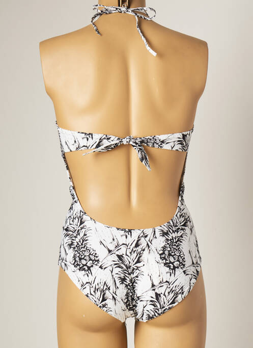 Maillot de bain 1 pièce blanc NAELIE pour femme