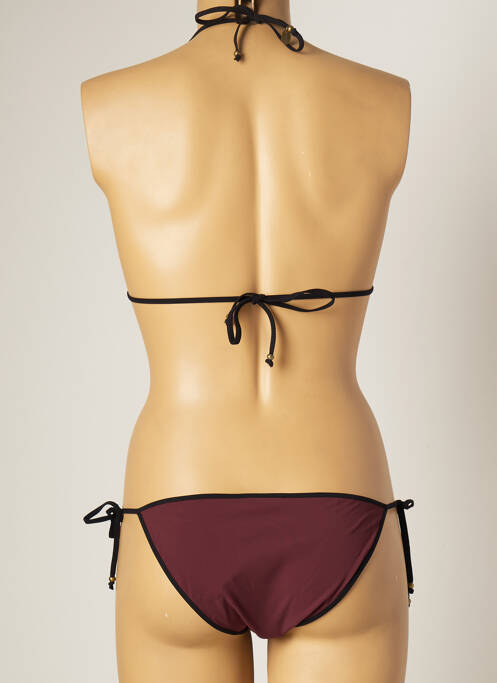 Maillot de bain 2 pièces rouge NAELIE pour femme