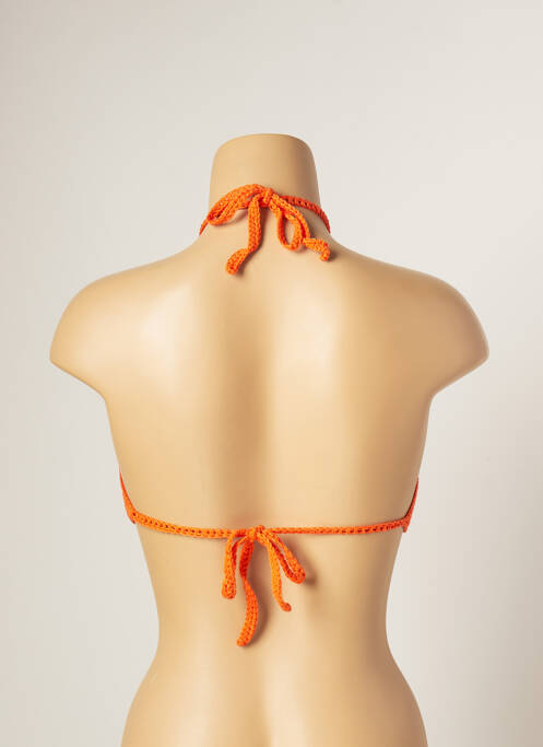 Haut de maillot de bain stretch orange MAIYA femme