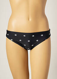 Bas de maillot de bain imprimé fantaisie culotte noir CHAMPION femme