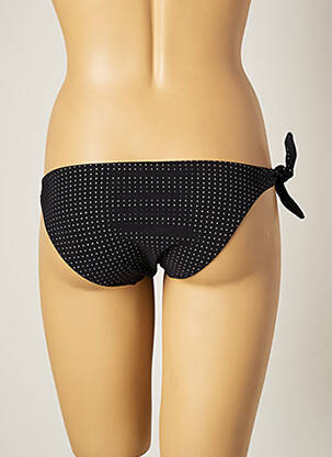 Bas de maillot de bain micro fibres bikini noir NAELIE femme