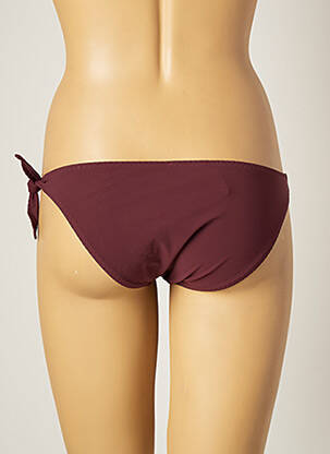 Bas de maillot de bain micro fibres culotte violet NAELIE femme