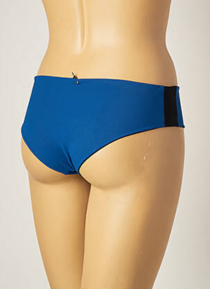 Bas de maillot de bain micro fibres culotte bleu FIRENZE femme