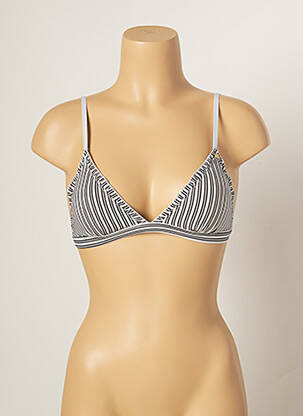 Haut de maillot de bain haut soutien-gorge avec mousse de rembourrage amovible haut soutien-gorge avec mousse de rembourrage amovible gris LOVE STORIES femme