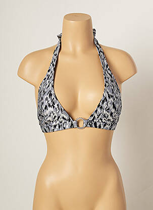 Haut de maillot de bain sans armature gris MICHAEL KORS femme