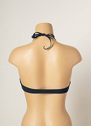 Haut de maillot de bain stretch haut triangles bleu NAELIE femme