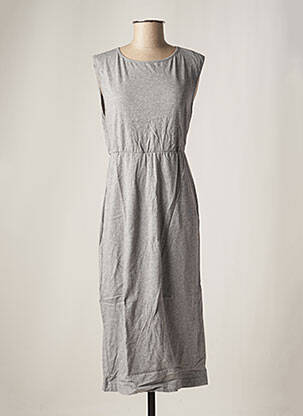 Robe mi-longue sans manche sans manche gris DAY OFF femme